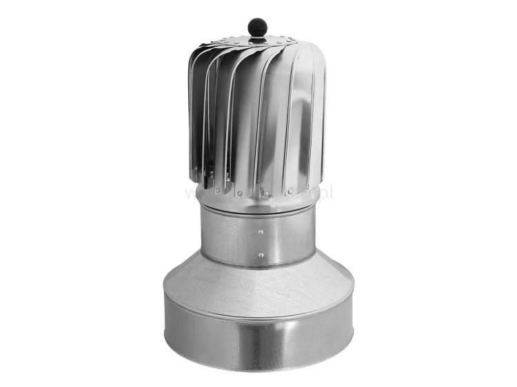 Turbowent TULIPAN DARCO TU150-T-B-K podstawa z kołnierzem zamykającym ocieplenie