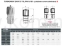 Turbowent DARCO TULIPAN TU150-T-B podstawa rurowa otwierana - schemat