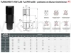 Turbowent VENTLAB TULIPAN TUV250-MLCH-T-PT podstawa wciskana nieotwierana - schemat