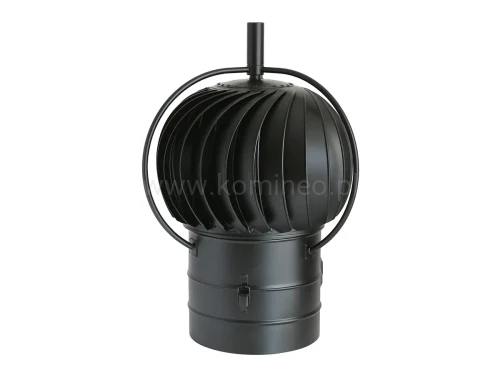 Turbowent DARCO TUZ-CHCH-B-ML z zewnętrznym łożyskowaniem - podstawa rurowa otwierana, lakierowany