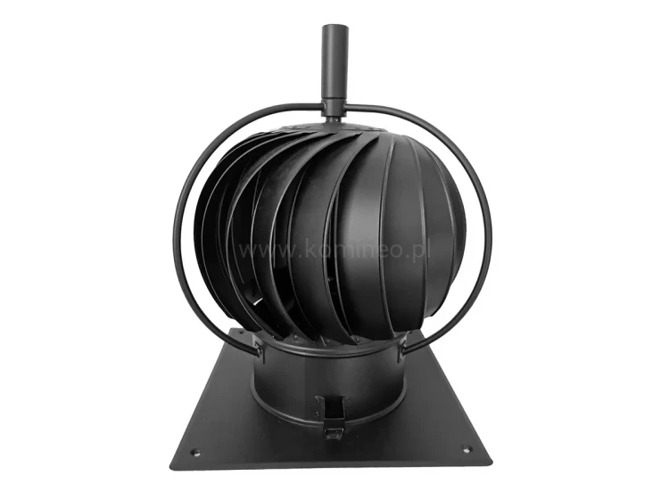 Turbowent DARCO TUZ-CHCH-PK-ML z zewnętrznym łożyskowaniem - podstawa kwadratowa, lakierowany