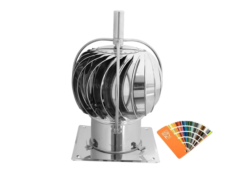 Turbowent DARCO TUZ-CHCH-PK-ML z zewnętrznym łożyskowaniem - podstawa kwadratowa