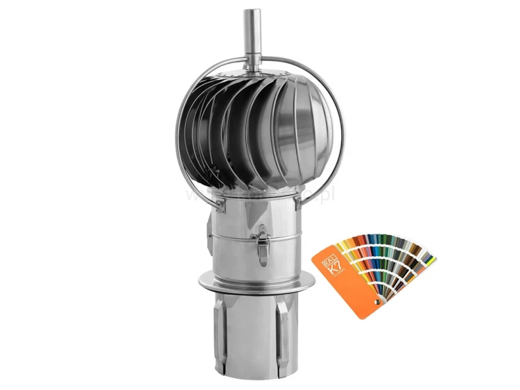 Turbowent DARCO TUZ-CHCH-PTU-ML z zewnętrznym łożyskowaniem - podstawa wciskana otwierana