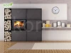 KAWMET W6 (10,1 kW) ECO Wkład kominkowy żeliwny - aranżacja