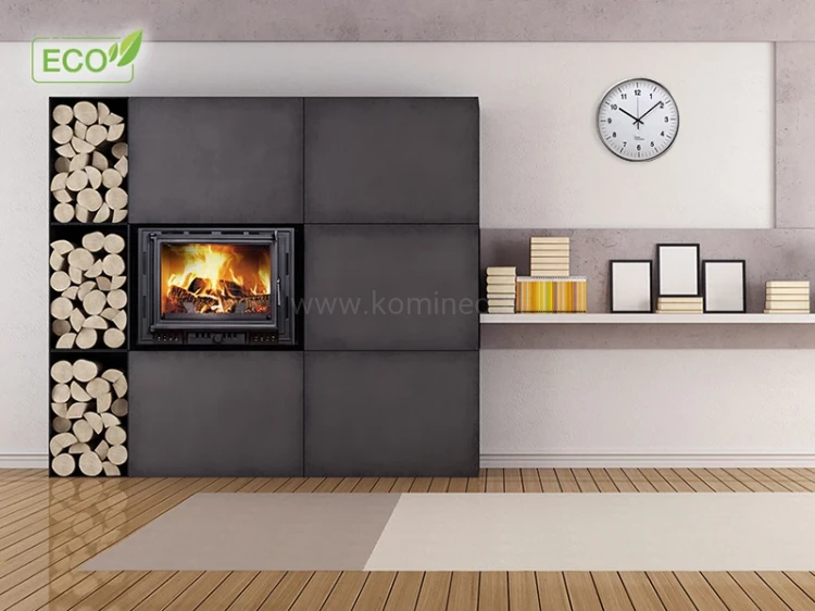 KAWMET W6 (10,1 kW) ECO Wkład kominkowy żeliwny - aranżacja