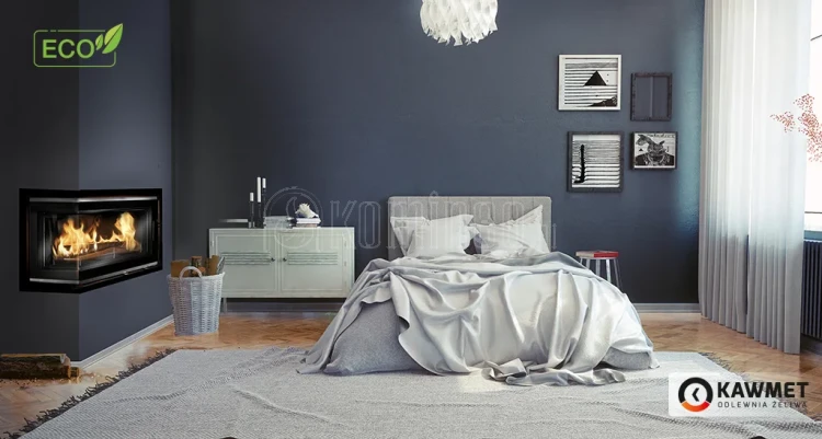 KAWMET W16 LB (13,5 kW) ECO Wkład kominkowy żeliwny - aranżacja