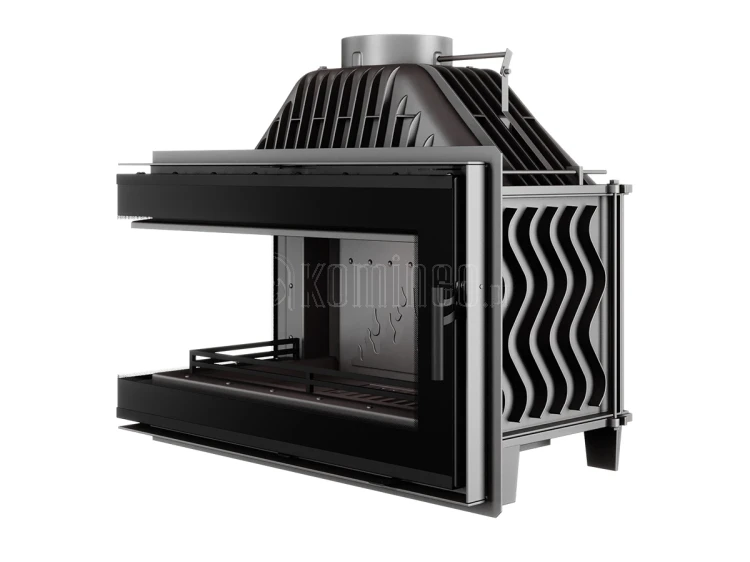 KAWMET W16 LB BLACK (13,5 kW) ECO Wkład kominkowy żeliwny