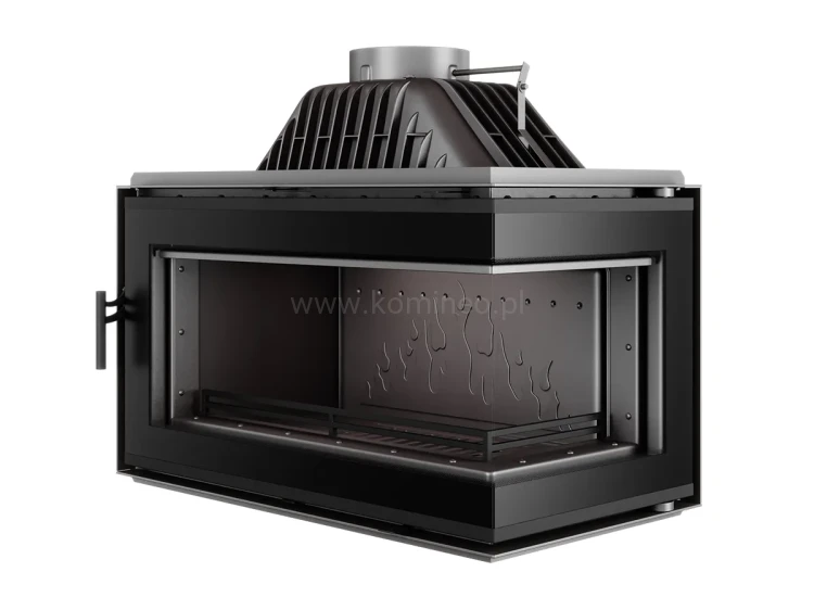 KAWMET W16 PB BLACK (13,5 kW) ECO Wkład kominkowy żeliwny