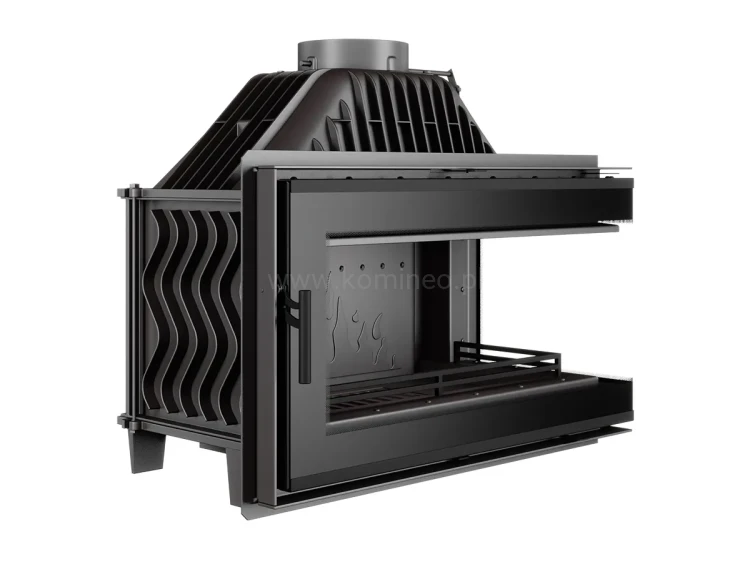 KAWMET W16 PB BLACK (13,5 kW) ECO Wkład kominkowy żeliwny