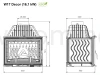 KAWMET W17 Decor (16.1 kW) ECO Wkład kominkowy żeliwny - schemat