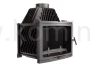 KAWMET W17 Panorama (16,1 kW) ECO Wkład kominkowy żeliwny