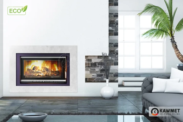 KAWMET W16 (13,5 kW) ECO Wkład kominkowy żeliwny - aranżacja