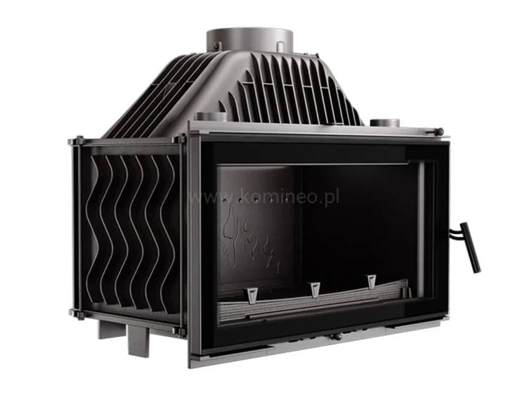 KAWMET W16 BLACK (13,5 kW) ECO Wkład kominkowy żeliwny