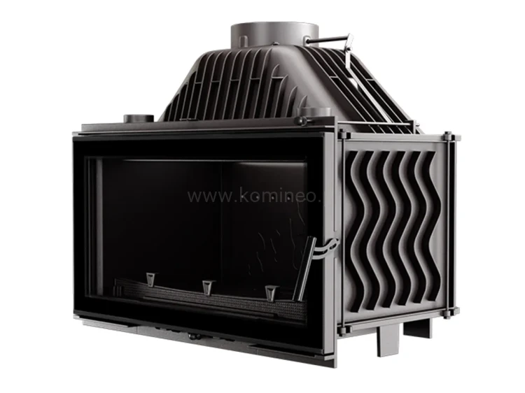 KAWMET W16 BLACK (13,5 kW) ECO Wkład kominkowy żeliwny