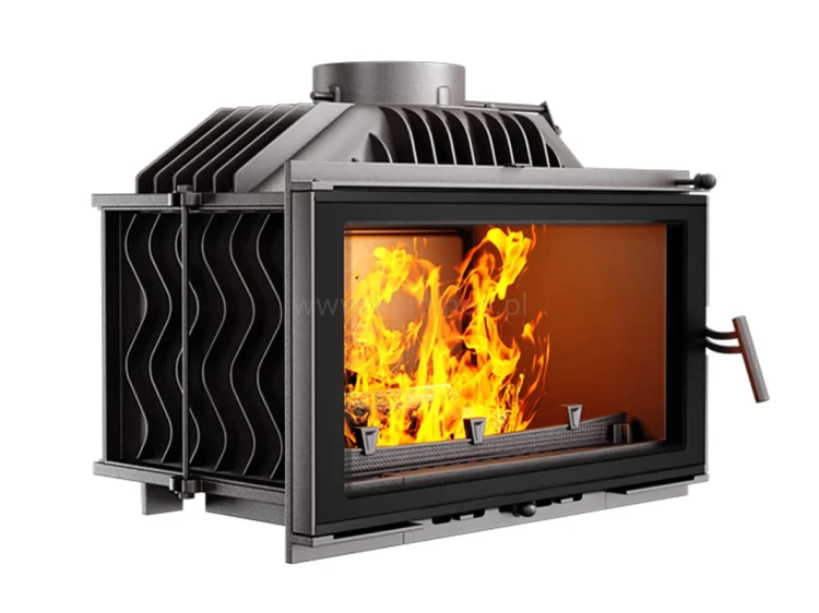 KAWMET W16 BLACK (9,4 kW) ECO Wkład kominkowy żeliwny