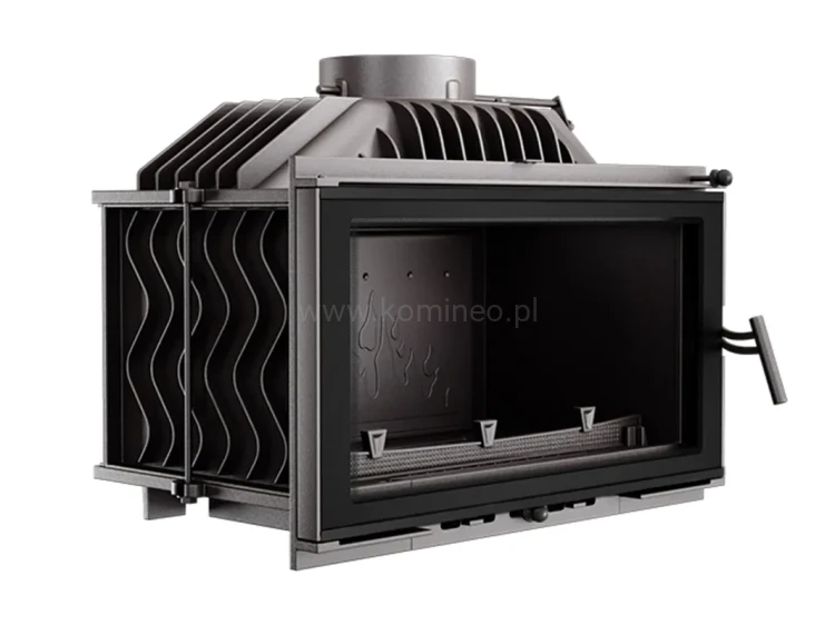 KAWMET W16 BLACK (9,4 kW) ECO Wkład kominkowy żeliwny