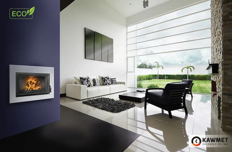 KAWMET W15 (9,4 kW) ECO Wkład kominkowy żeliwny - aranżacja