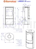 Schemat pieca ROMOTOP LAREDO 20 kamień