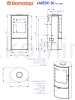 Schemat pieca ROMOTOP LAREDO 30 metal