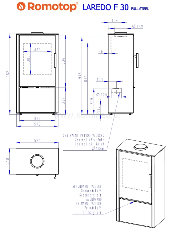 Schemat ROMOTOP LAREDO F 30 metal