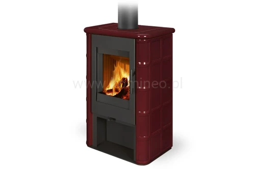 Piec kaflowy ROMOTOP SIENA N 02 bordowy