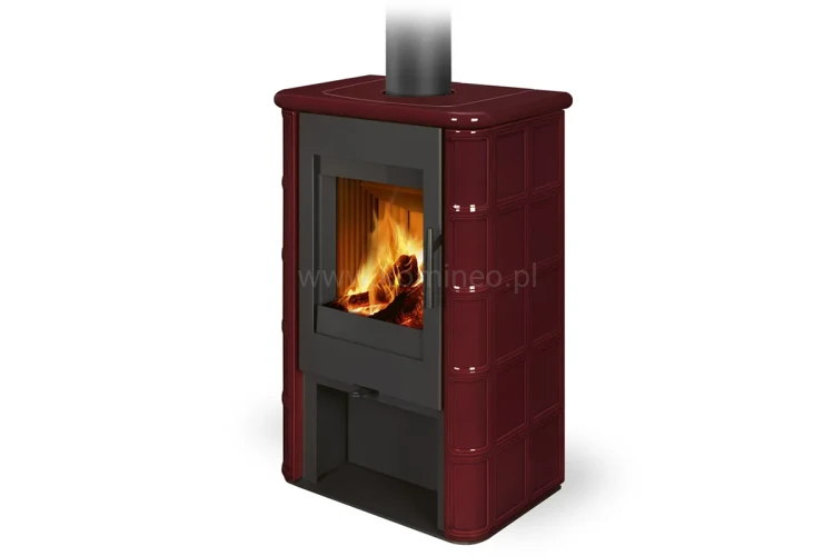 Piec kaflowy ROMOTOP SIENA N 02 bordowy