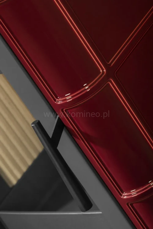 Piec kaflowy ROMOTOP SIENA N 02 bordowy