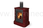 Piec kominkowy ROMOTOP SIENA N 01 bordowy