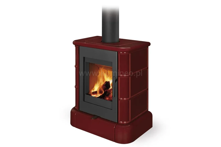 Piec kominkowy ROMOTOP SIENA N 01 bordowy