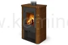 Piec kominkowy kaflowy ROMOTOP SIENA N 02 brązowy