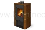 Piec kominkowy kaflowy ROMOTOP SIENA N 02 brązowy