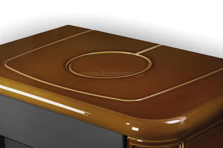 Piec kominkowy kaflowy ROMOTOP SIENA N 02 brązowy