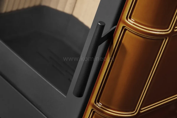 Piec kominkowy kaflowy ROMOTOP SIENA N 02 brązowy