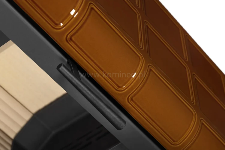 Piec kominkowy kaflowy ROMOTOP SIENA N 02 brązowy