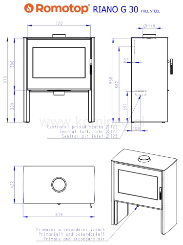Schemat ROMOTOP RIANO G 30 metal