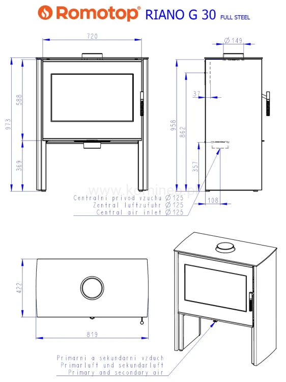 Schemat ROMOTOP RIANO G 30 metal