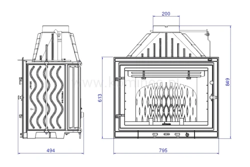 Schemat wkładu INVICTA 9787-75 PRIMO
