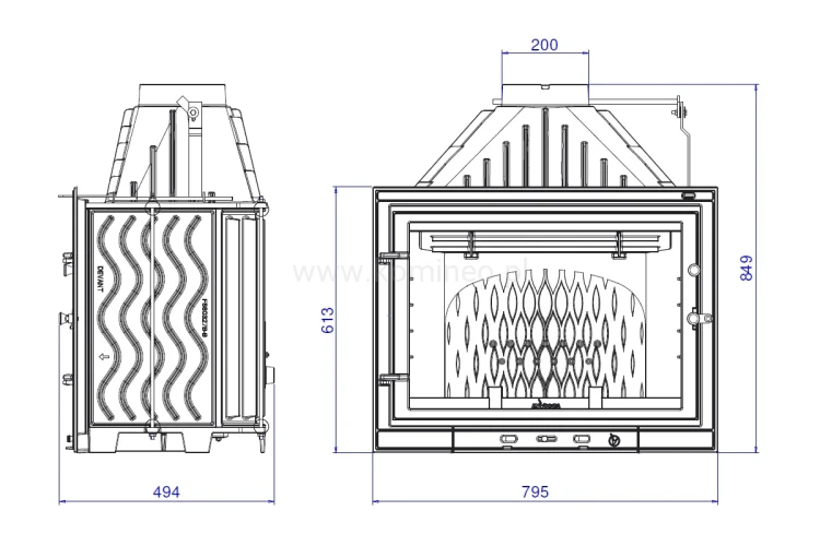 Schemat wkładu INVICTA 9787-75 PRIMO