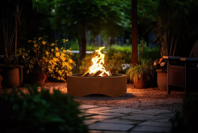 Palenisko ogrodowe INGARDEN CORTEN ROUND 1000