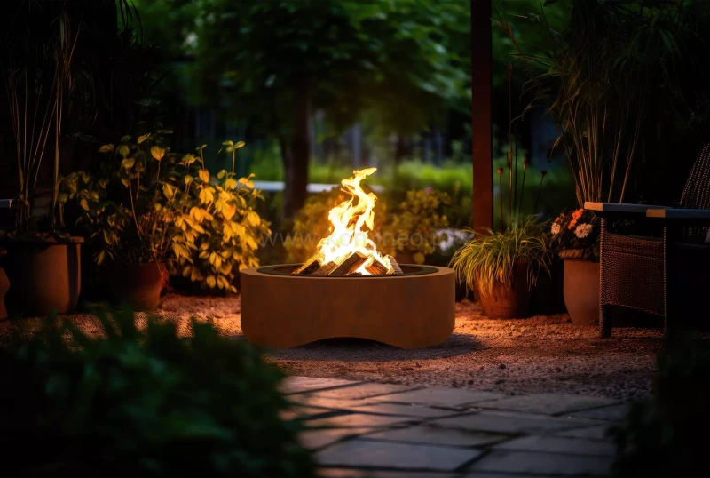 Palenisko ogrodowe INGARDEN CORTEN ROUND 1000