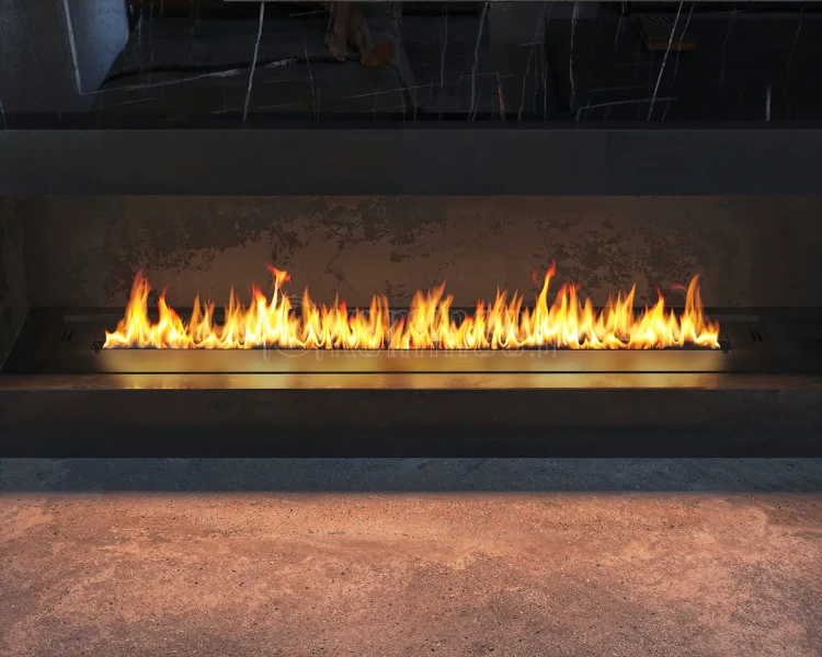 INFIRE BURNER ETRONIC BASIC 1800 - biokominek automatyczny aranżacja