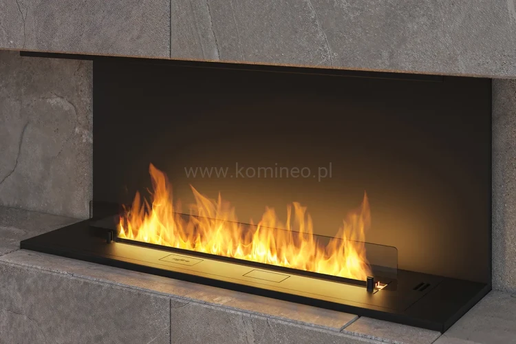 INFIRE ETRONIC BASIC C 1200 - trójstronny biokominek automatyczny do zabudowy