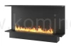 INFIRE ETRONIC BASIC C 1400 - trójstronny biokominek automatyczny do zabudowy z palnikiem 1200