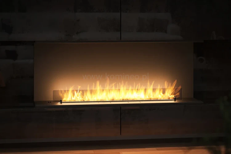 INFIRE ETRONIC BASIC C 1200 - trójstronny biokominek automatyczny do zabudowy