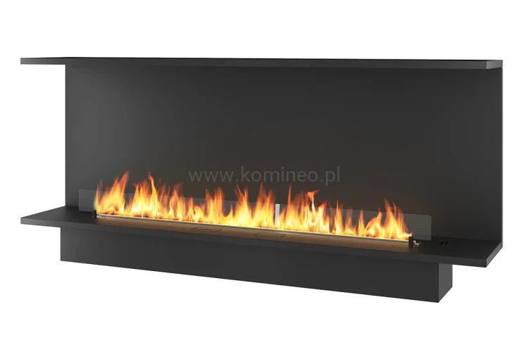 INFIRE ETRONIC BASIC C 1800 - trójstronny biokominek automatyczny do zabudowy z palnikiem 1500