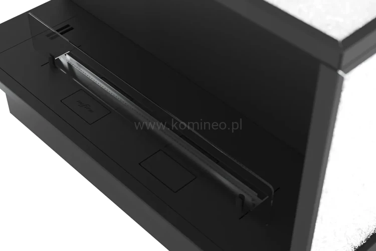 INFIRE ETRONIC BASIC L 1000 - biokominek automatyczny do zabudowy narożny lewy