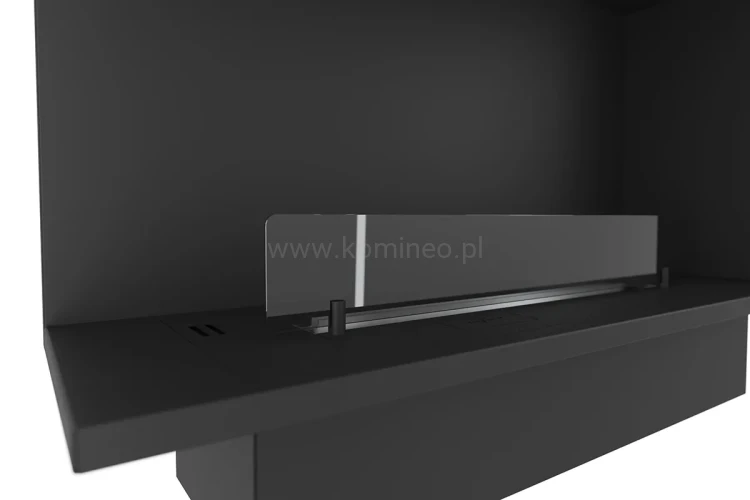 INFIRE ETRONIC BASIC L 1000 - biokominek automatyczny do zabudowy narożny lewy