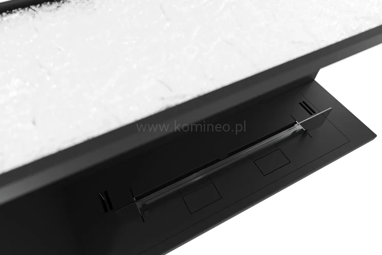 INFIRE ETRONIC BASIC R 1000 - biokominek automatyczny do zabudowy narożny prawy