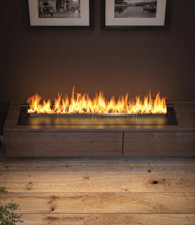 INFIRE BURNER ETRONIC 1200 - biokominek automatyczny do zabudowy