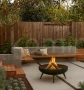 Palenisko ogrodowe INGARDEN MISA 700 BOWL, w strefie relaksu na tarasie